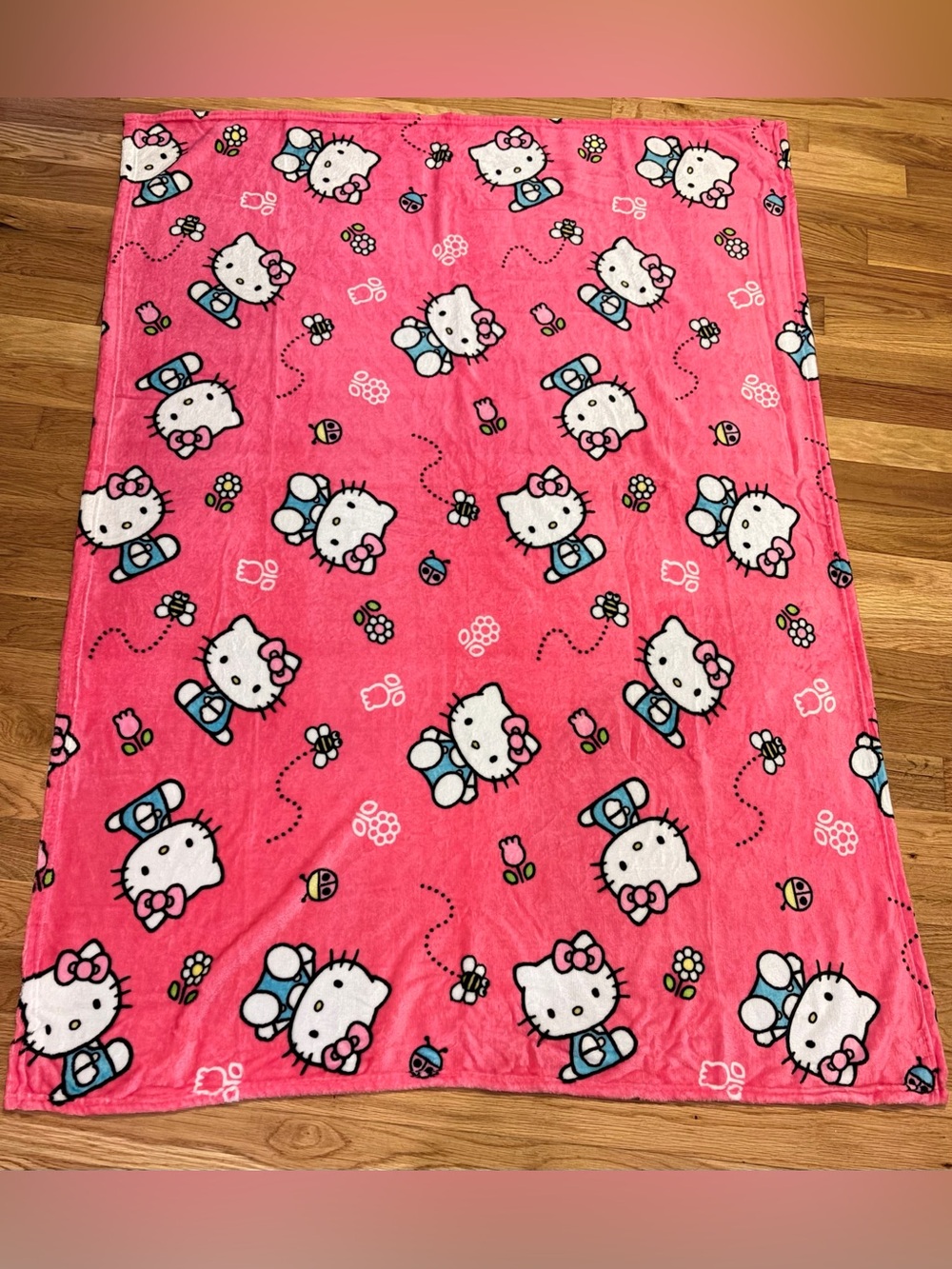 Hello Kitty Soft Throw 46”x60” New